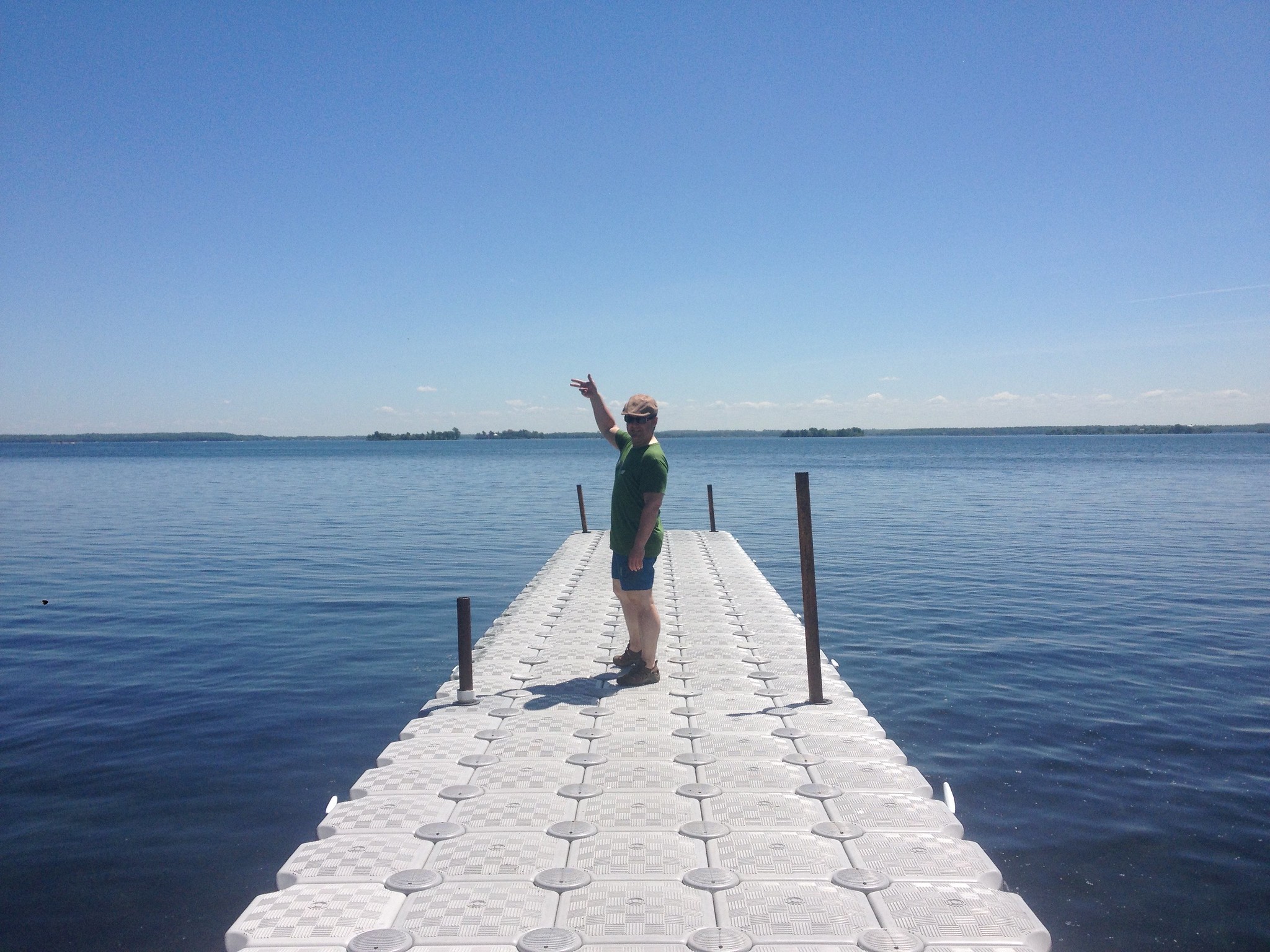 Un estivant au Parc national des Mille-Îles Un estivant au Parc national des Mille-Îles
