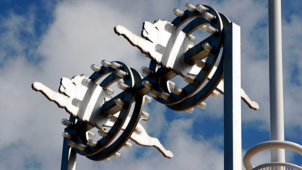 <i>Salute to the Lions of Vancouver</i> by Gathie Falk