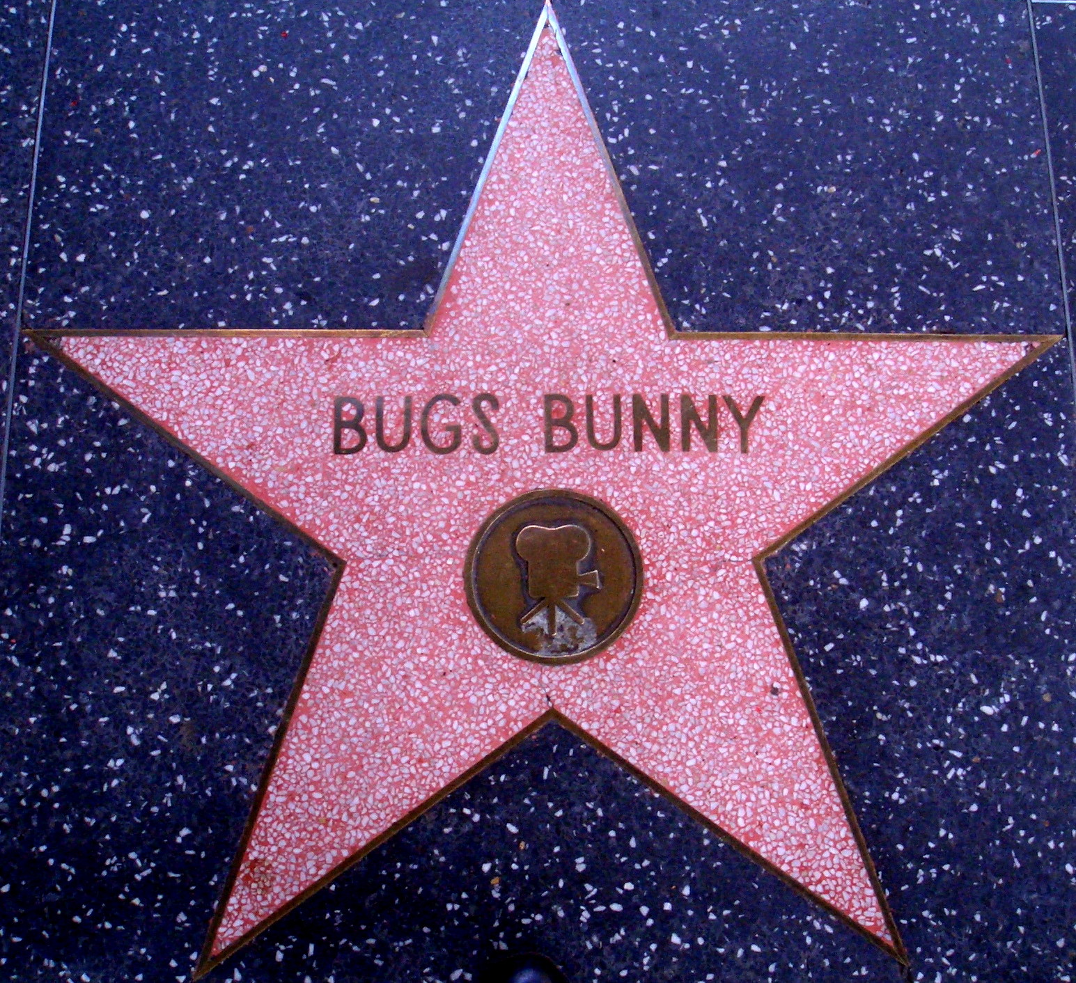 Bugs Bunny's star on the Hollywood Walk of Fame Bugs Bunny's star on the Hollywood Walk of Fame