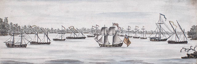 Revolutionary Fleet at Valcour Bay Revolutionary Fleet at Valcour Bay
