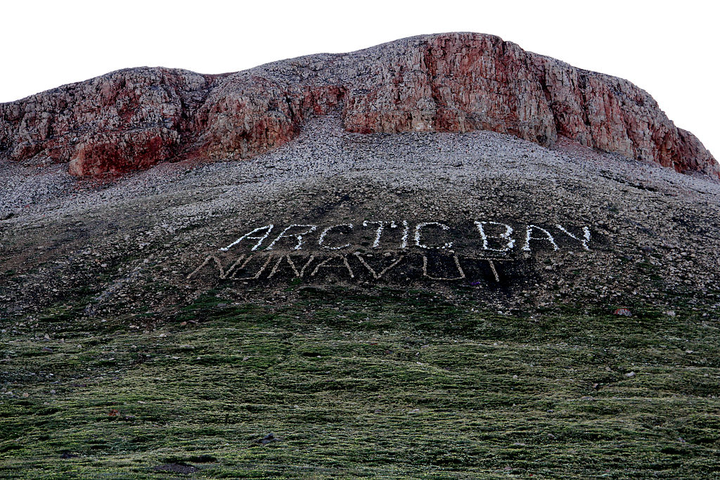 Arctic Bay Welcome Sign Arctic Bay Welcome Sign