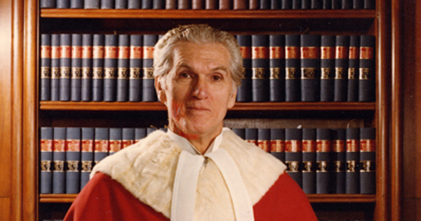 Bora Laskin, former Chief Justice of the Supreme Court of Canada (1973-84).