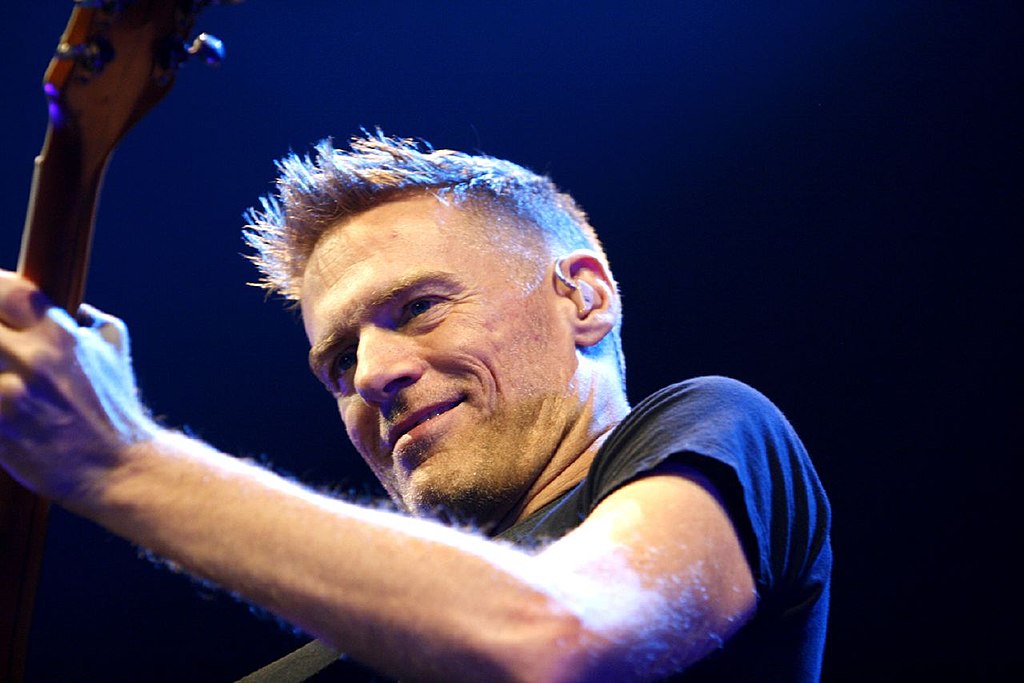 Bryan Adams giving a concert in Hamburg Bryan Adams giving a concert in Hamburg