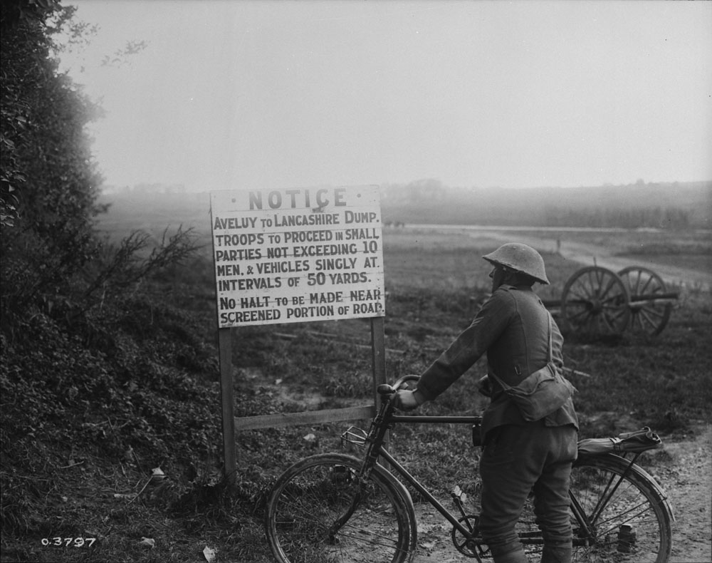 Canadian Cyclist on the Western Front Canadian Cyclist on the Western Front