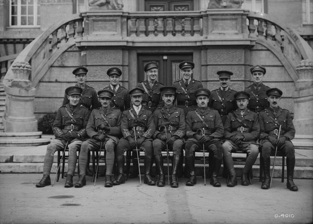 Officers of the Canadian Corps Cyclist Battalion Officers of the Canadian Corps Cyclist Battalion