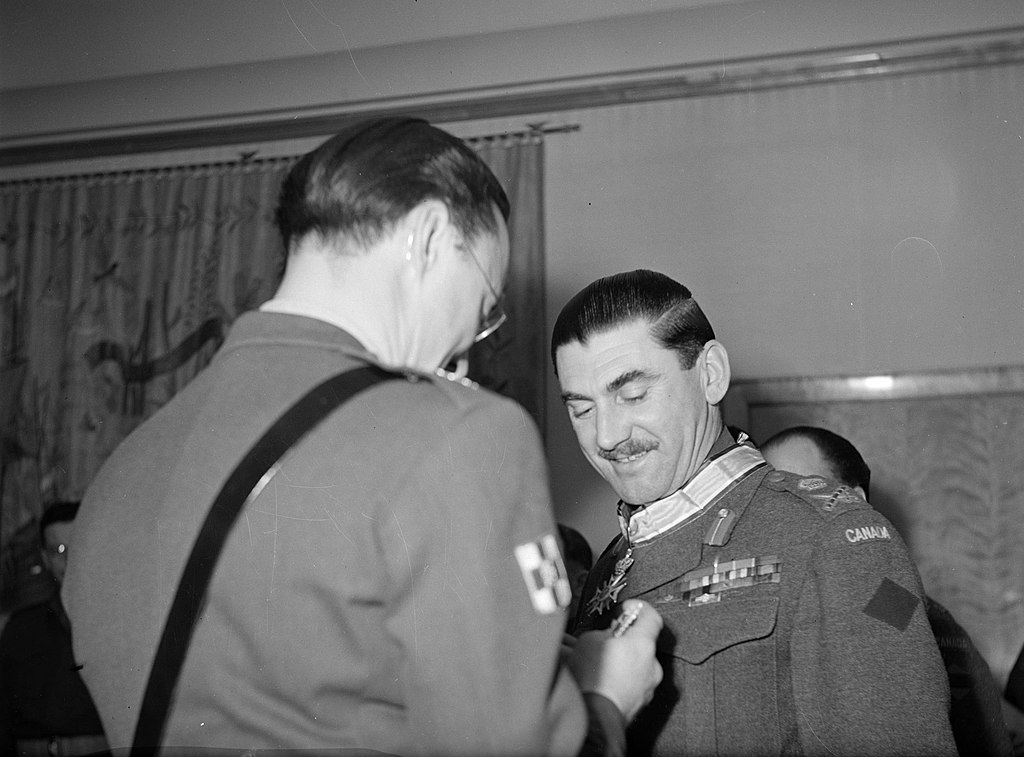 Prince Bernhard and Guy Simonds Prince Bernhard and Guy Simonds