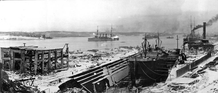 HMCS Niobe and the Halifax Explosion