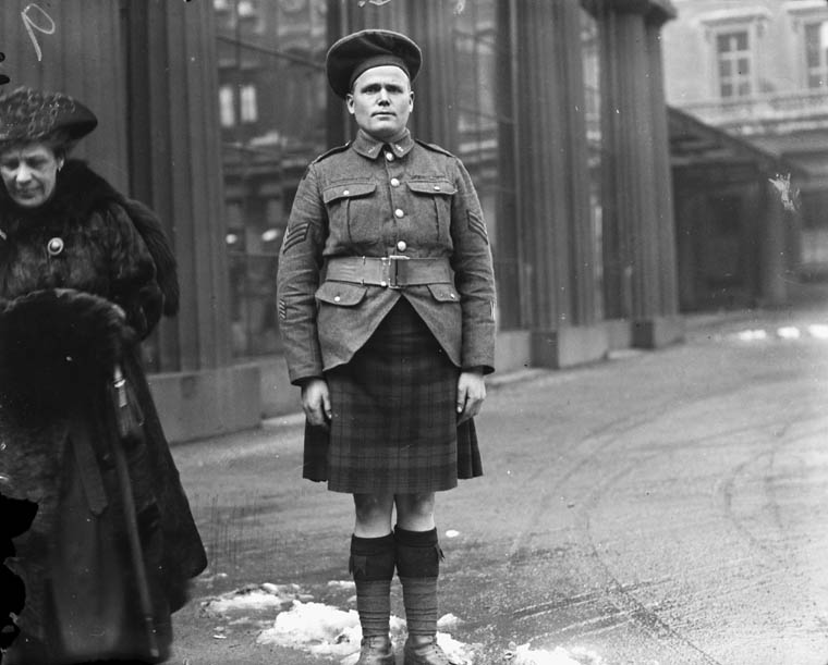 Herman Good, VC Black and white photo of Canadian soldier Herman Good