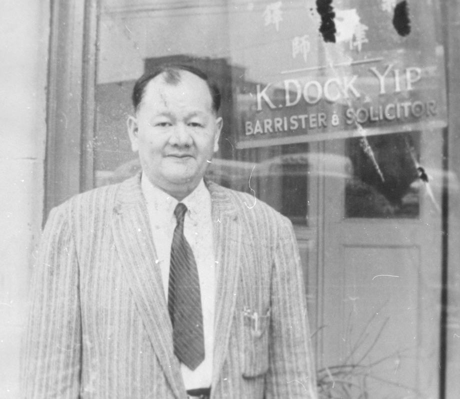 Yip at his law office in Toronto's Chinatown