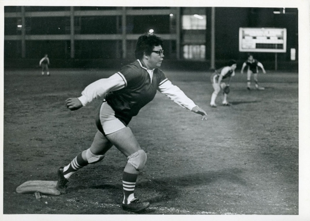 La joueuse de softball Phyllis Bomberry