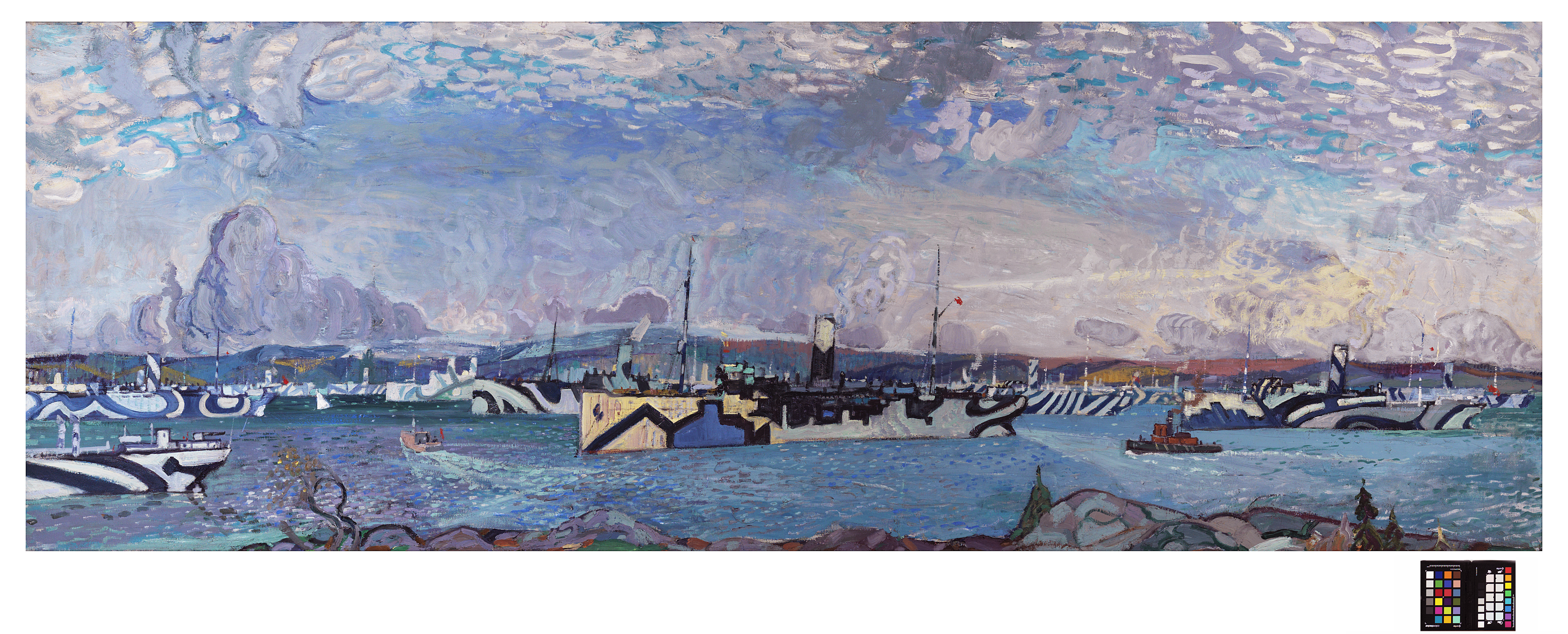 Convoy in Bedford Basin (1919)