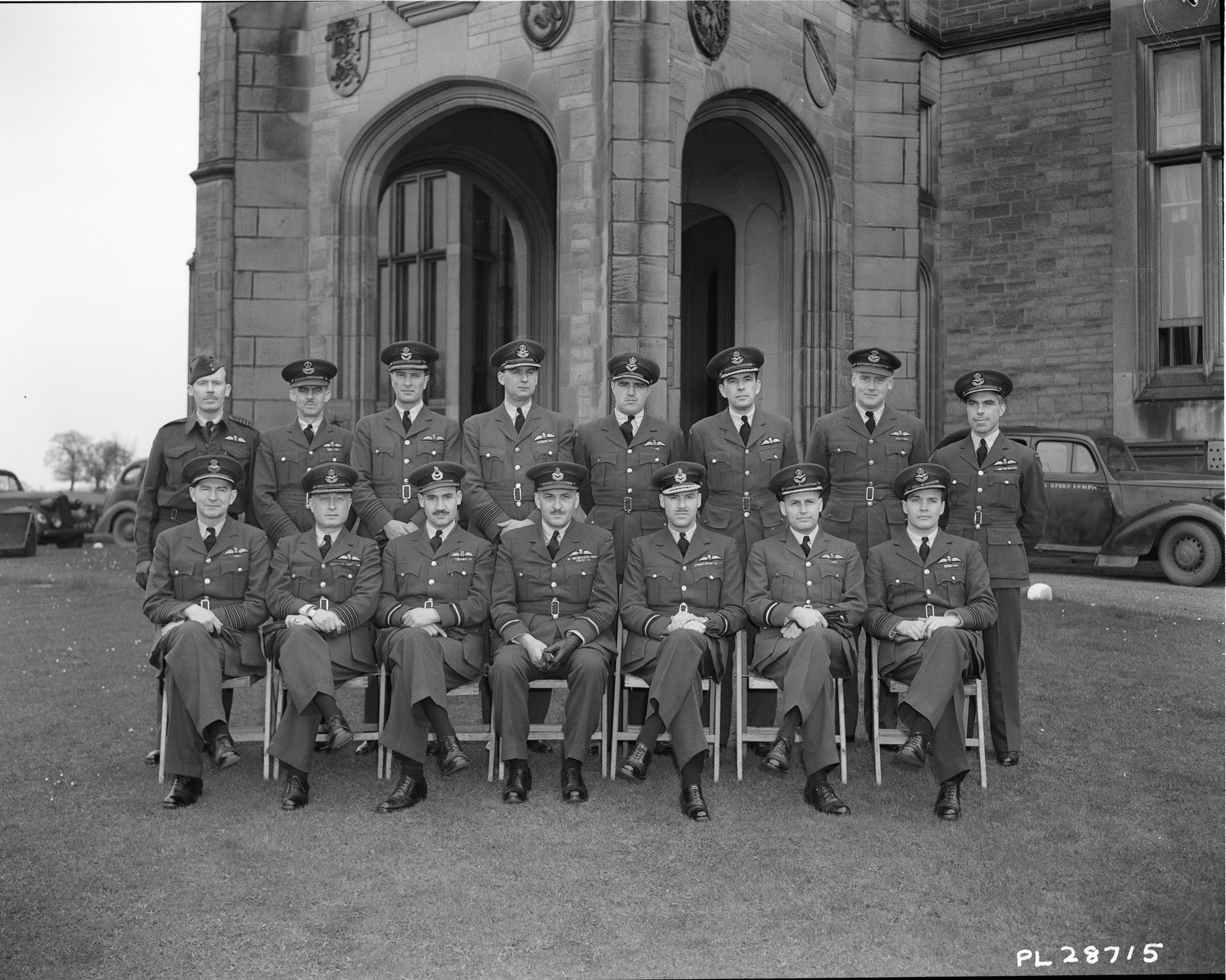 RCAF Officers at Allerton Hall, 1944