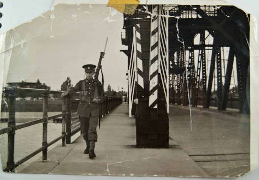 Mr Ross on Guard duty, 1939.