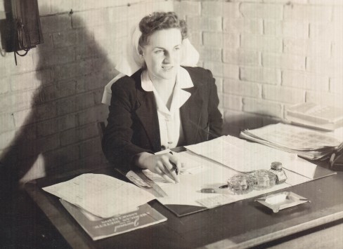 Grace Breau-Theriault à l'Hôpital Général Canadien de Pinewood, en Angleterre.