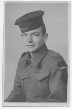 W.K. Newell pictured in his Navy Commando uniform.