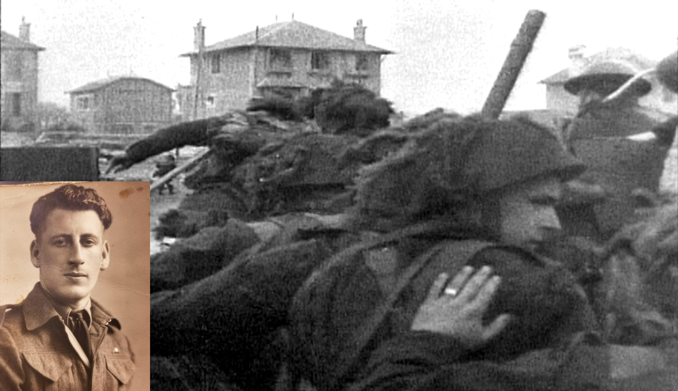 George Baker débarquant à Juno Beach