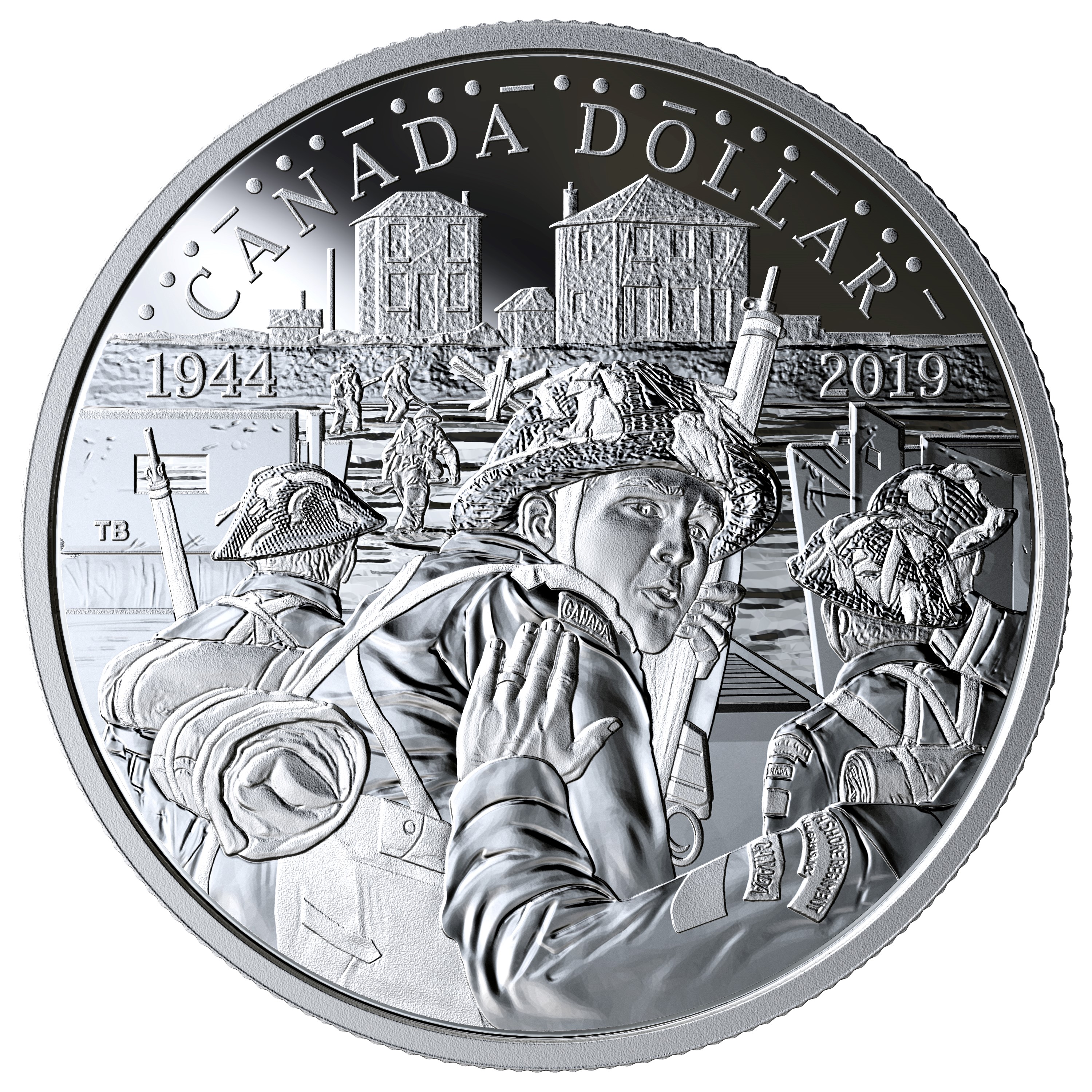 Dollar canadien en argent 2019