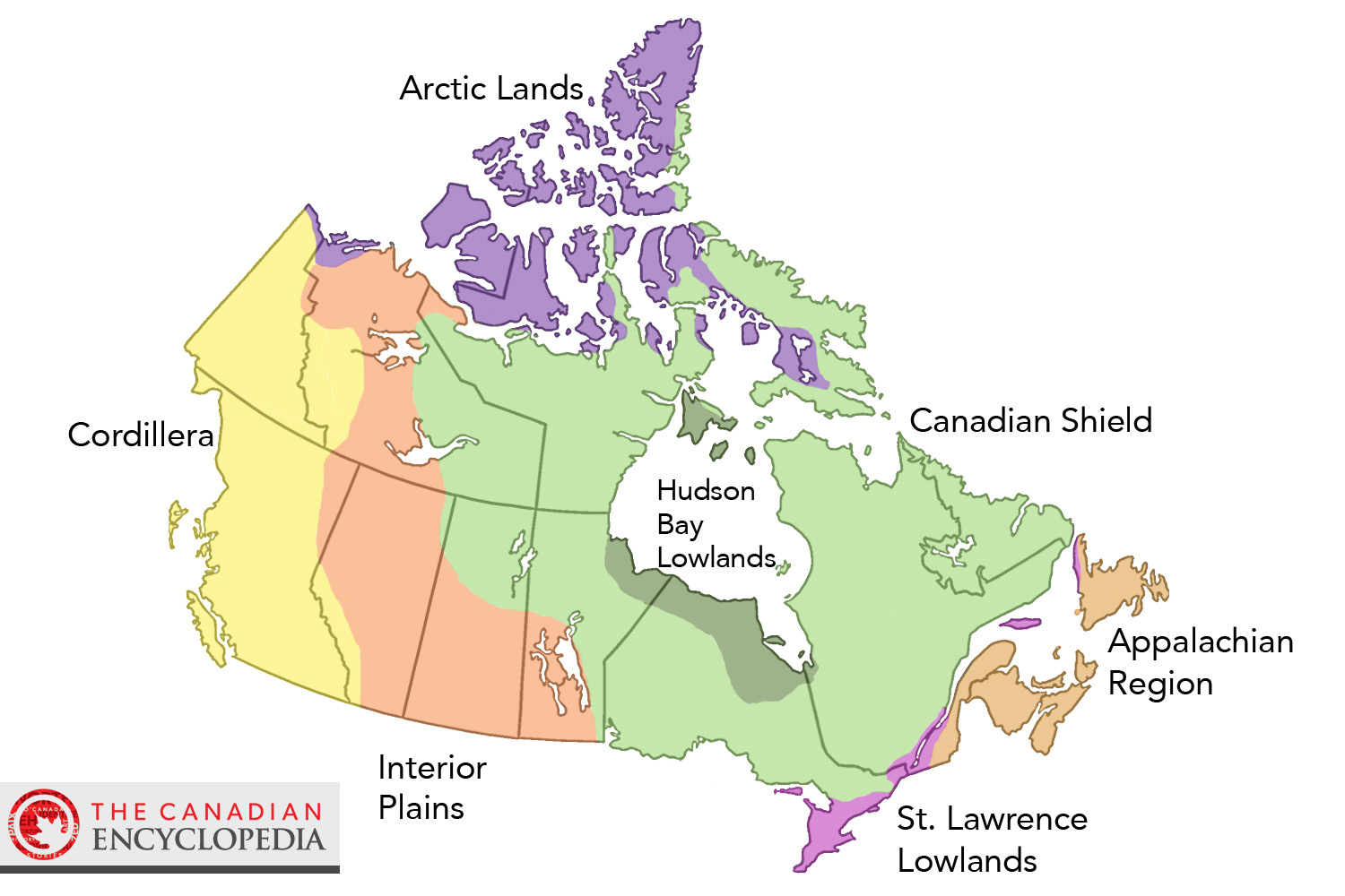 Physiographic Regions of Canada.
