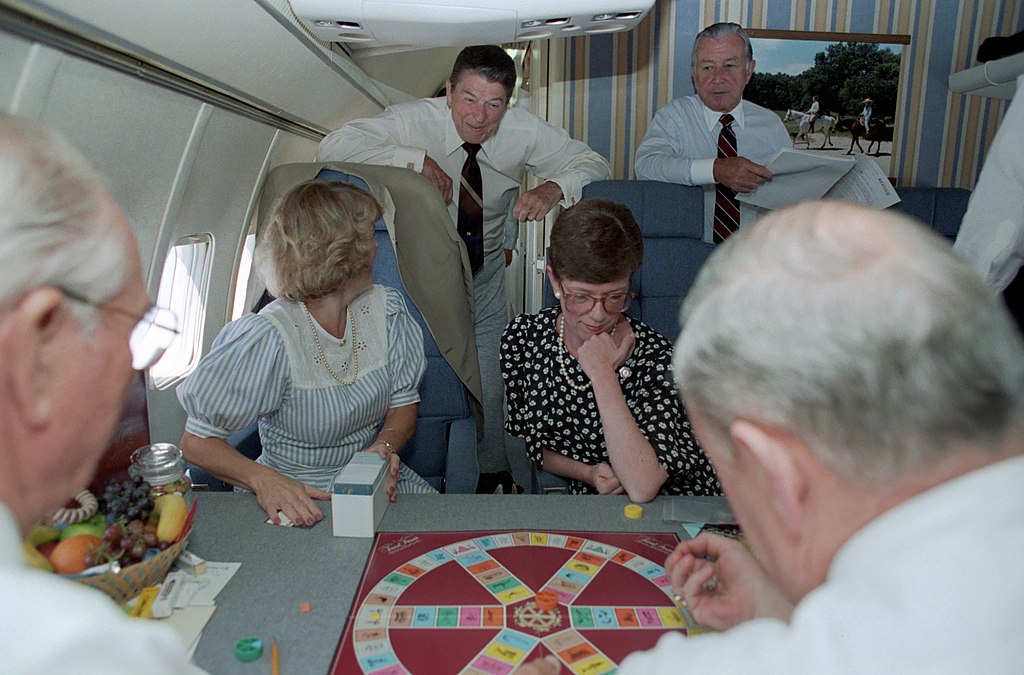 Trivial Pursuit aboard Air Force One