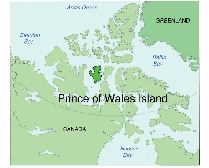 Île Prince-de-Galles (Prince of Wales Island), au Nunavut