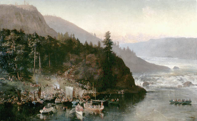 The Red River Expedition at Kakabeka Falls