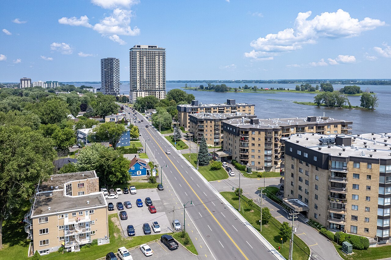 Notre-Dame Street in Repentigny, Quebec