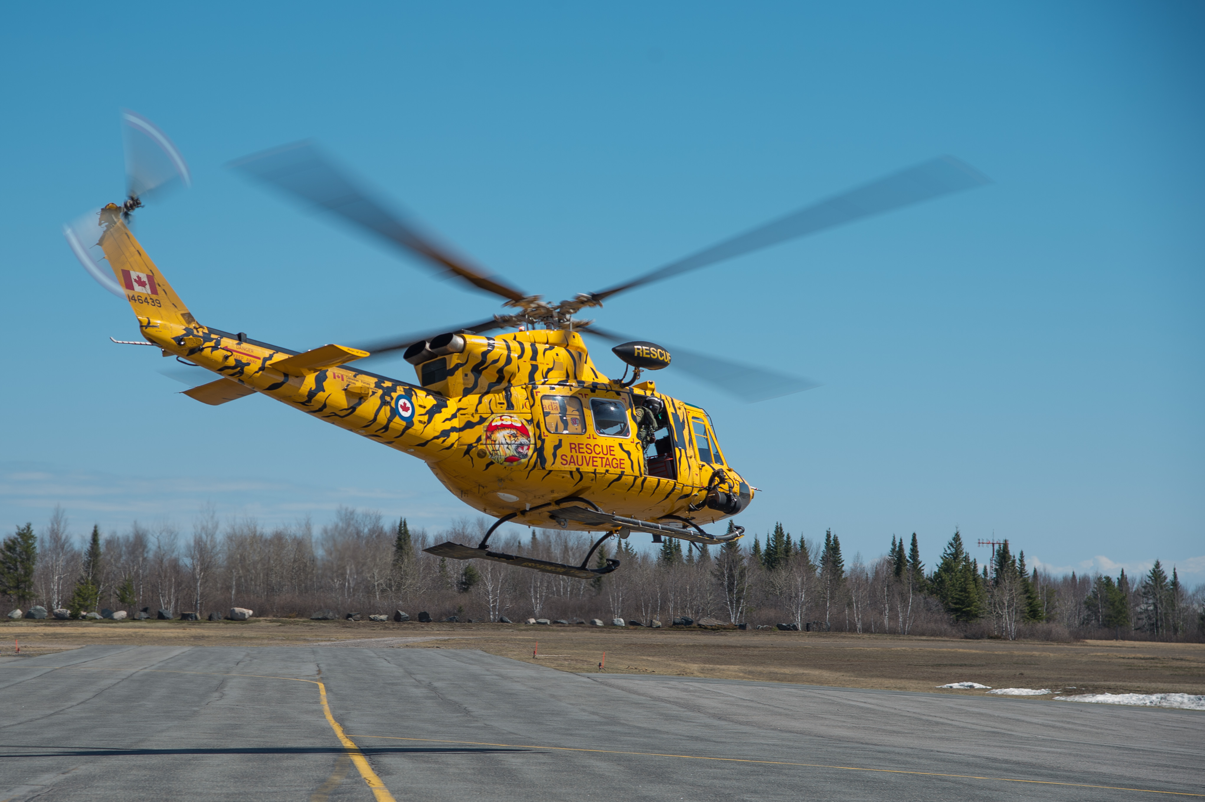 CH-146 Griffon à l’aéroport de Kenora