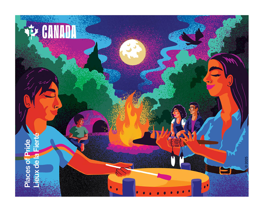 Canada Post 2025 Places of Pride Stamp Canada Post 2025 Places of Pride Stamp