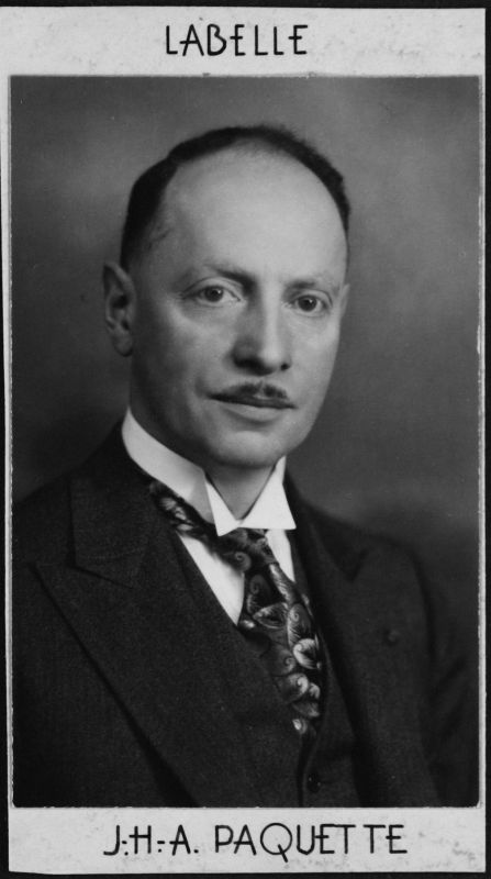 Photograph of Dr. Paquette, c. 1940.