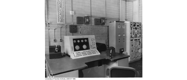 Console of the Ferut Computer at the University of Toronto