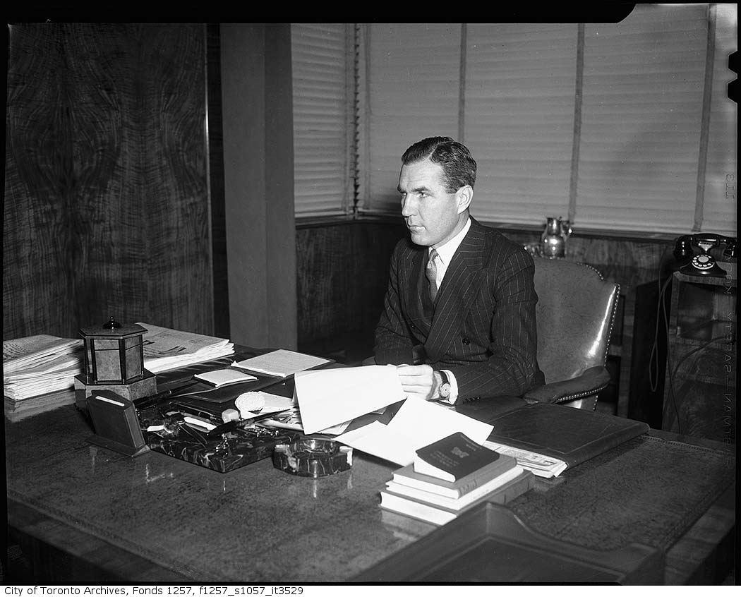 George McCullagh George McCullagh in his office, c.1940s