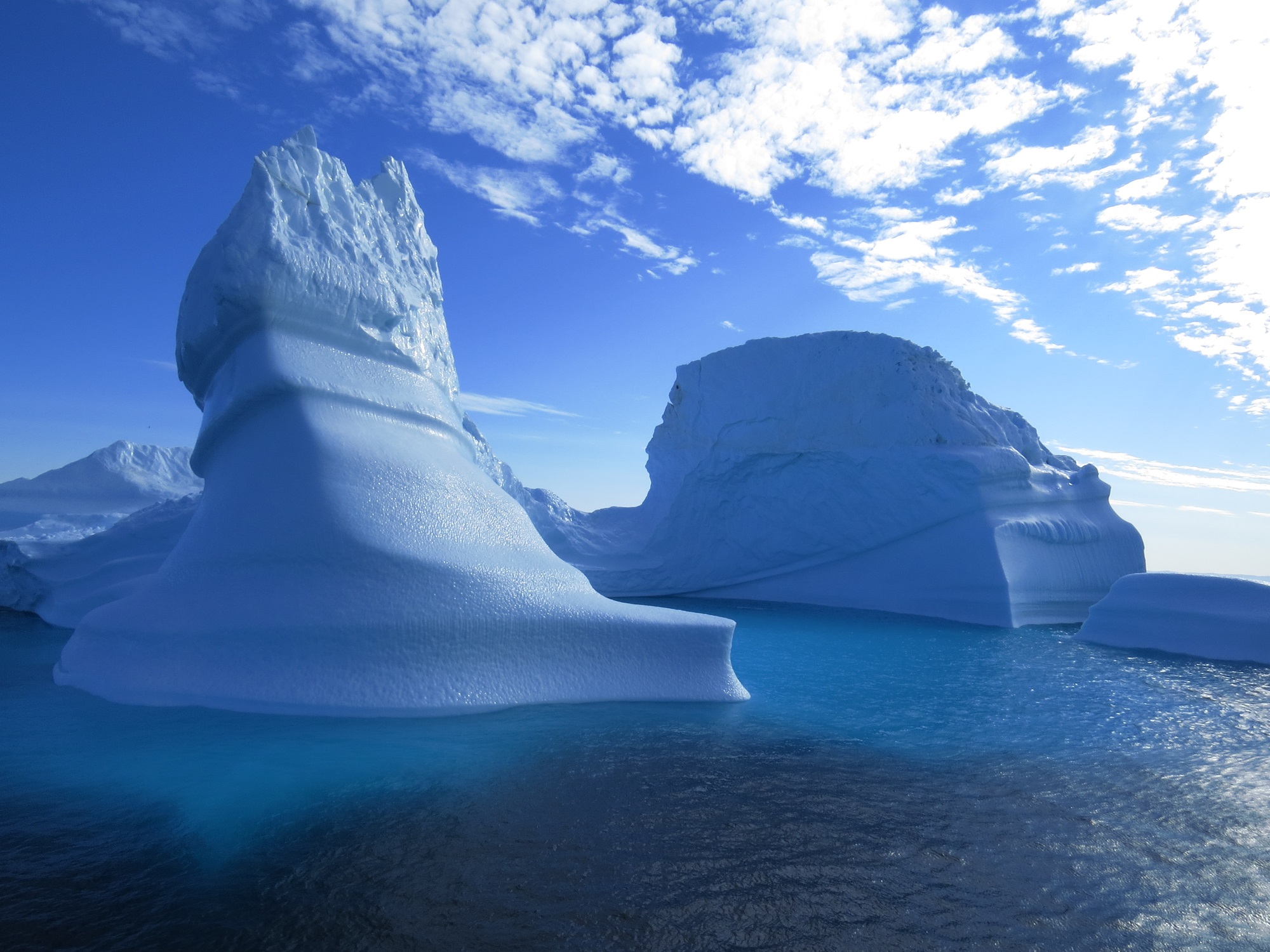 Iceberg off the coast of Baffin Island, image taken 31 July 2015.