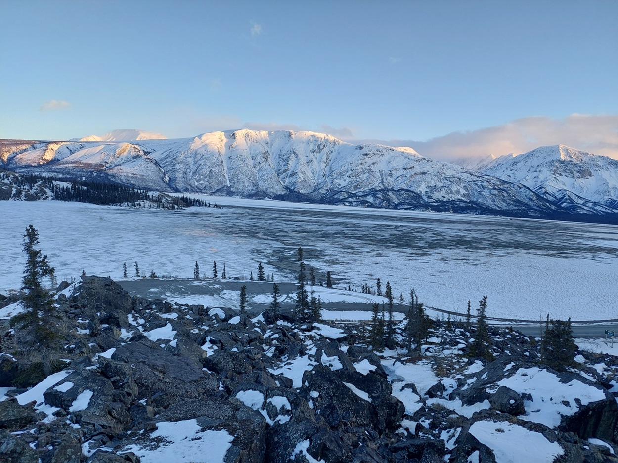 Winter in the mountains.