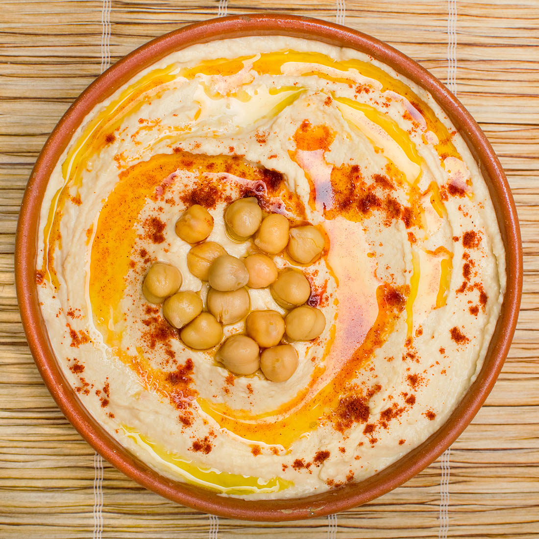 Hummus Hummus with chickpea pieces