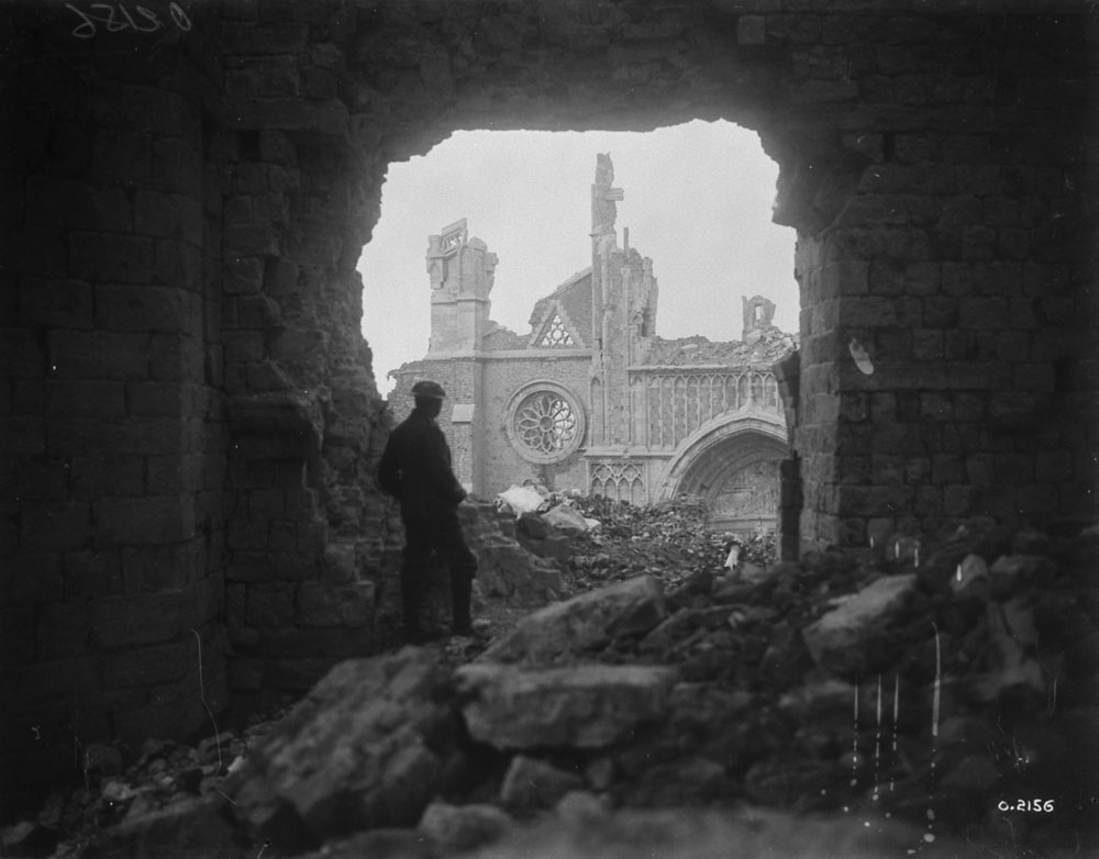 Un soldat canadien à Ypres, Belgique