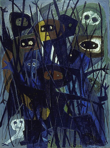 La Brousse by Charles Daudelin, 1954-1958. La Brousse by Charles Daudelin, 1954-1958.