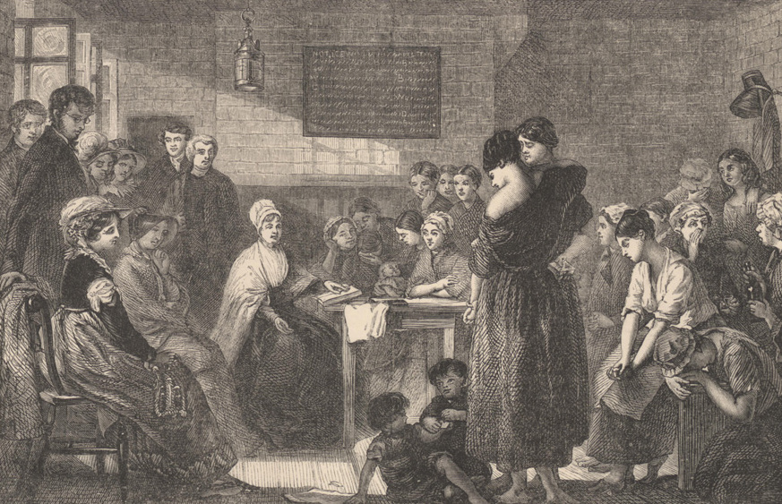 Elizabeth Fry fait la lecture aux prisonnières