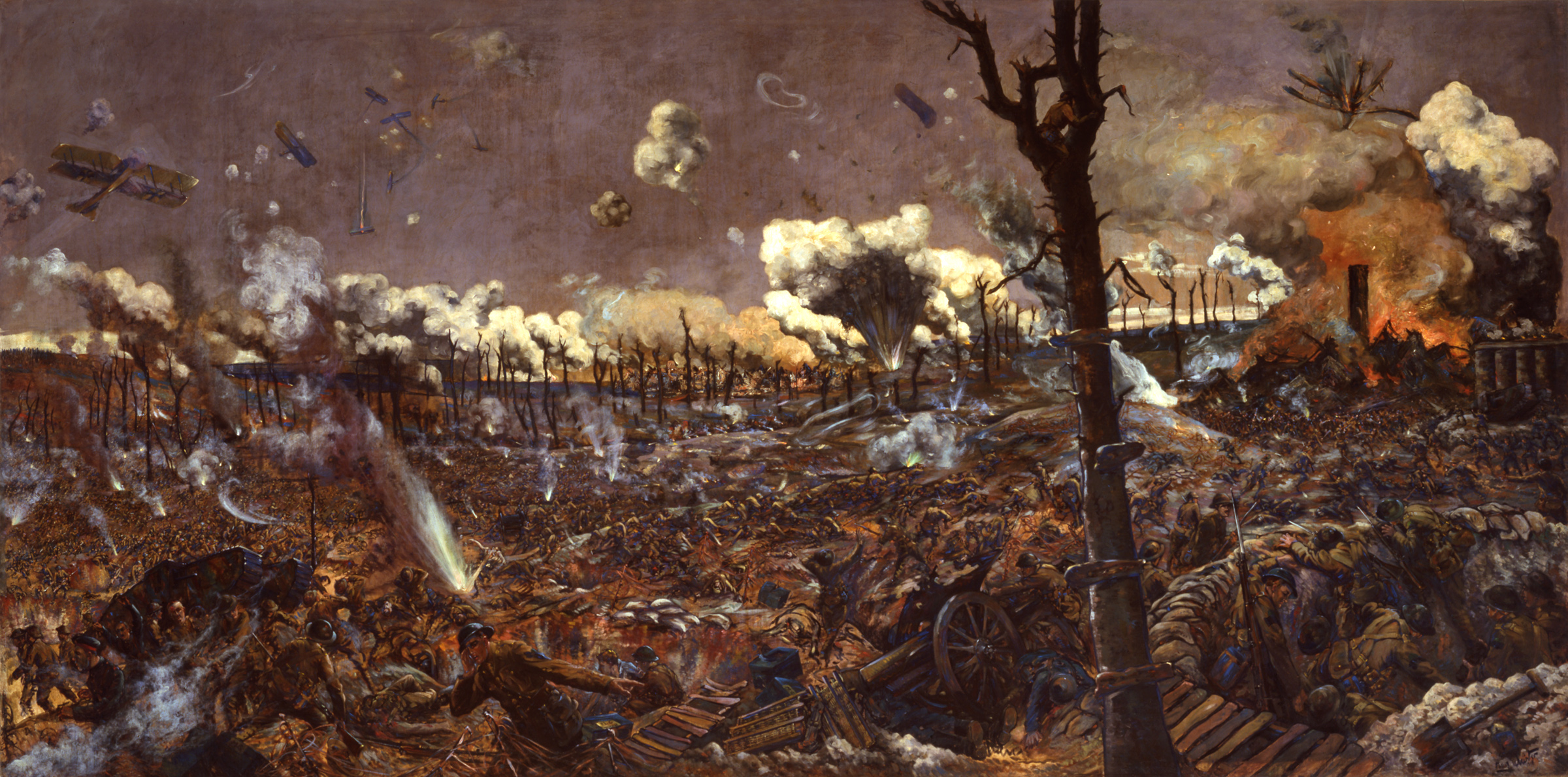 « La bataille de Courcelette », 1918