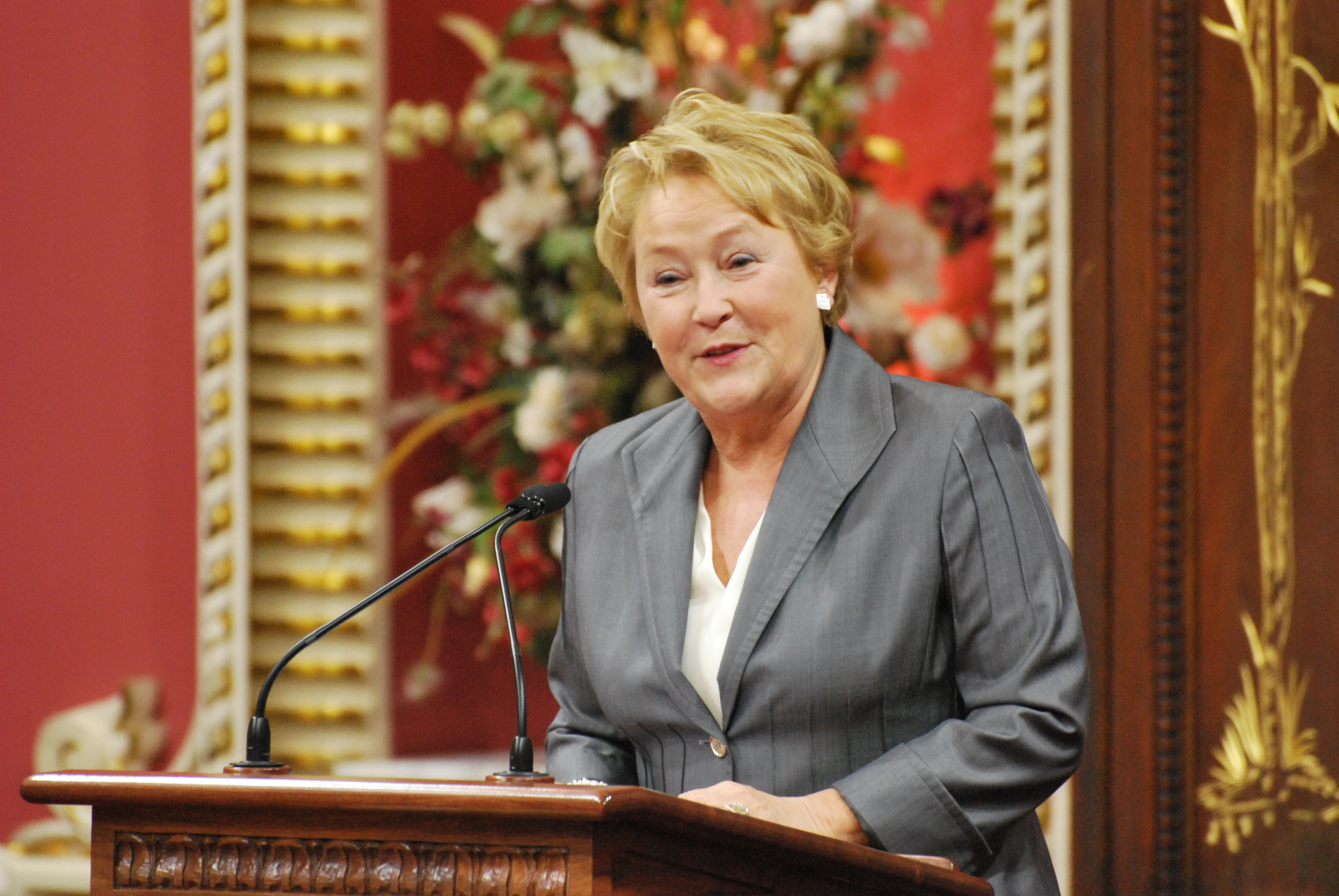 Pauline Marois, 2013.