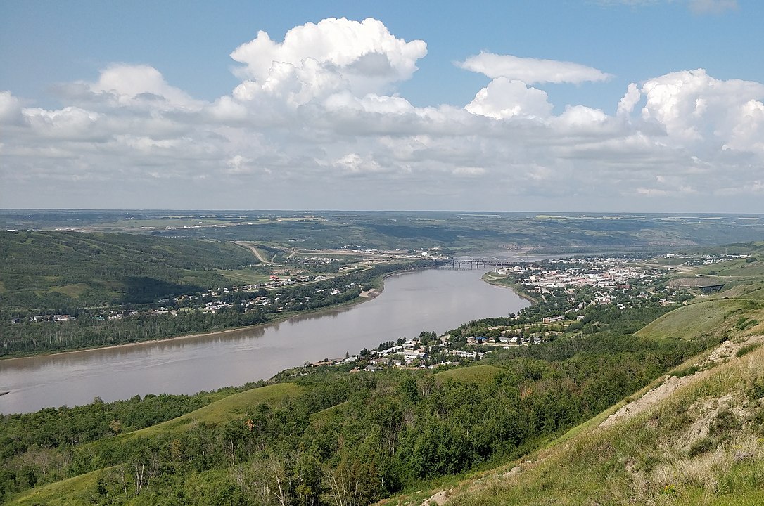 La rivière de la Paix, en Albertaa