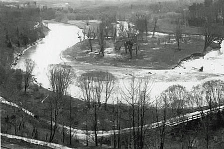 Railway Tracks Along the Humber River