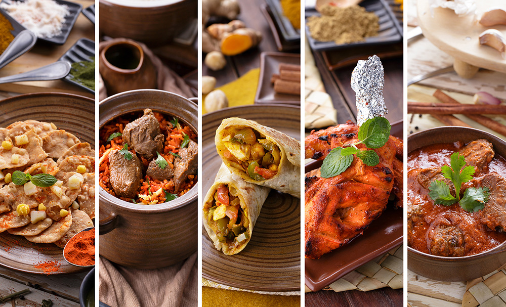 Indian Food Collage