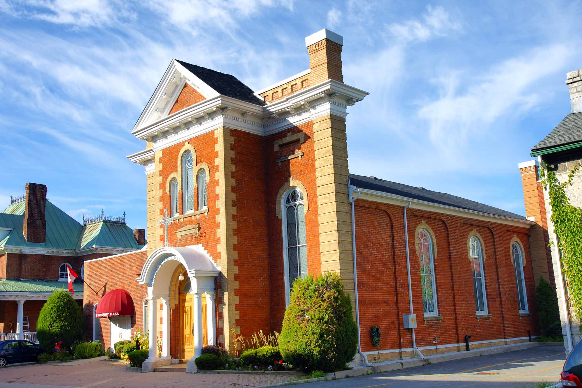 L'église orthodoxe greque Saint Athanassius à Kingston en Ontario au Canada L'église orthodoxe greque Saint Athanassius à Kingston en Ontario au Canada