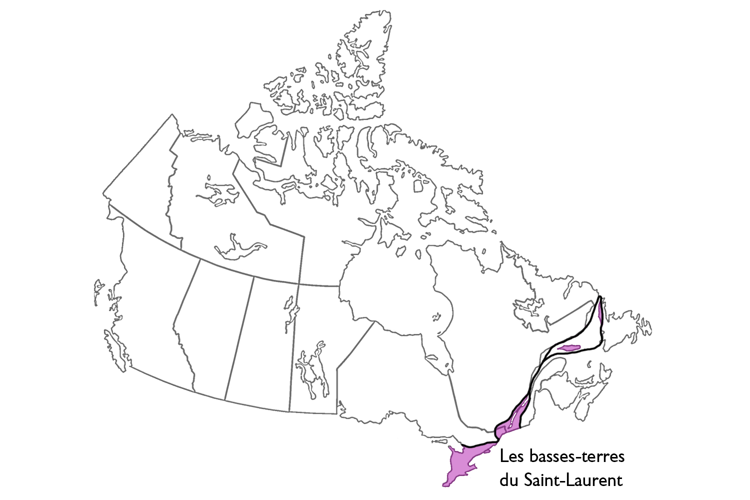 Les basses-terres du Saint-Laurent Les basses-terres du Saint-Laurent