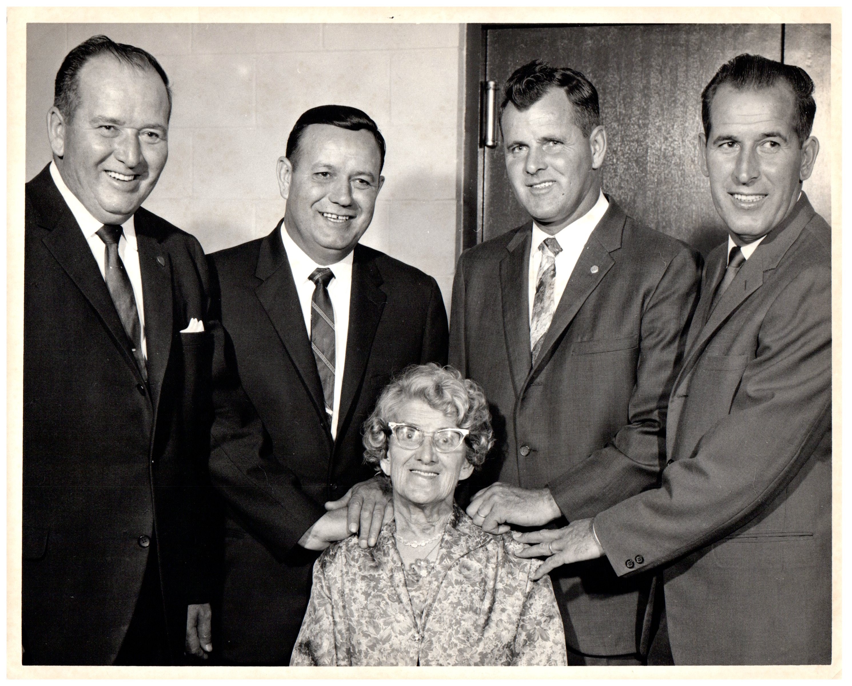 The Dubreuil brothers and their mother