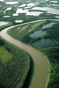 Mackenzie River at Fort Good Hope, NT