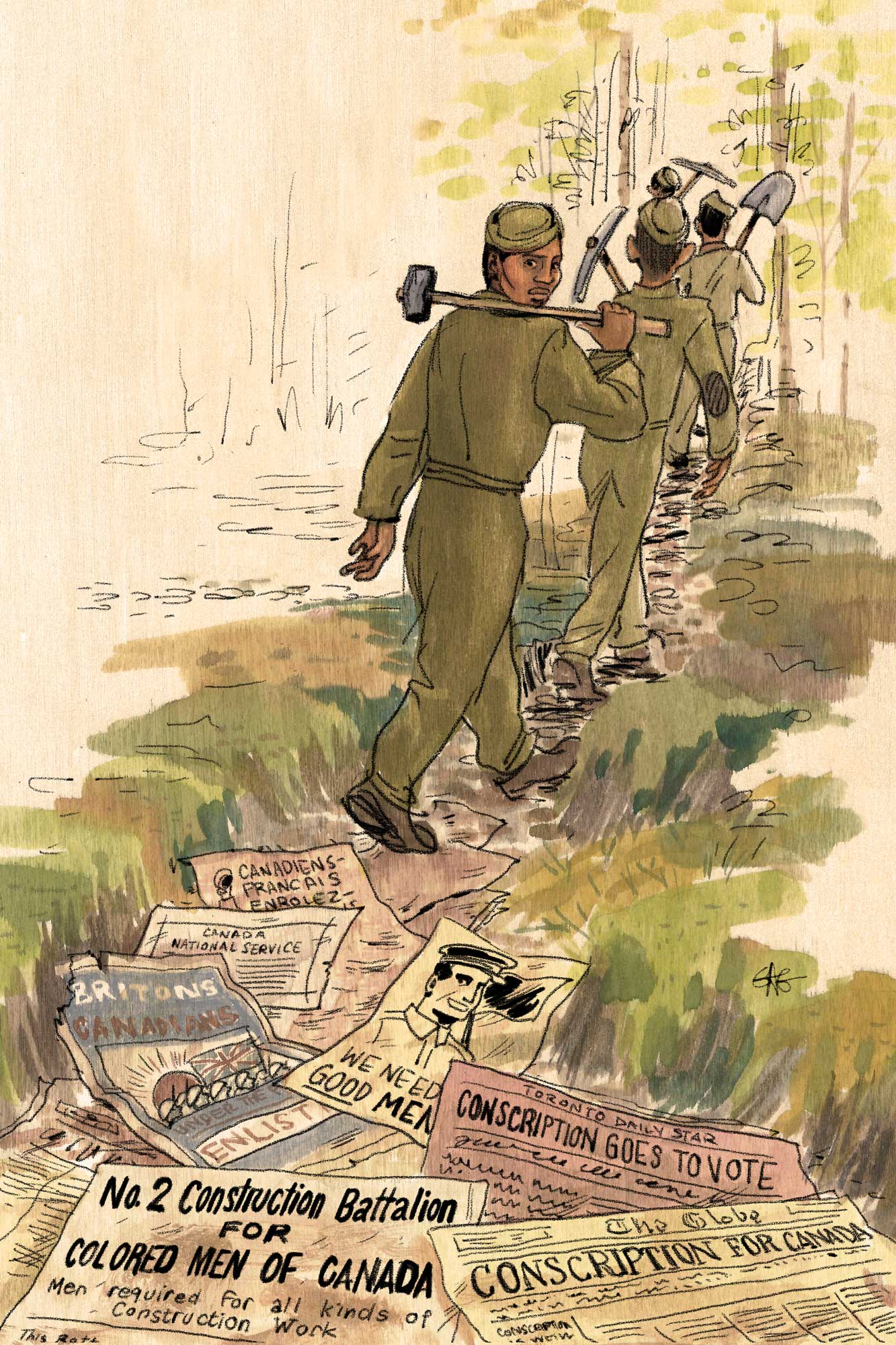 Soldiers of the No. 2 Construction Battalion Soldiers of the No. 2 Construction Battalion
