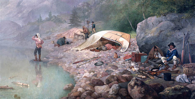 Voyageurs at Dawn, 1871