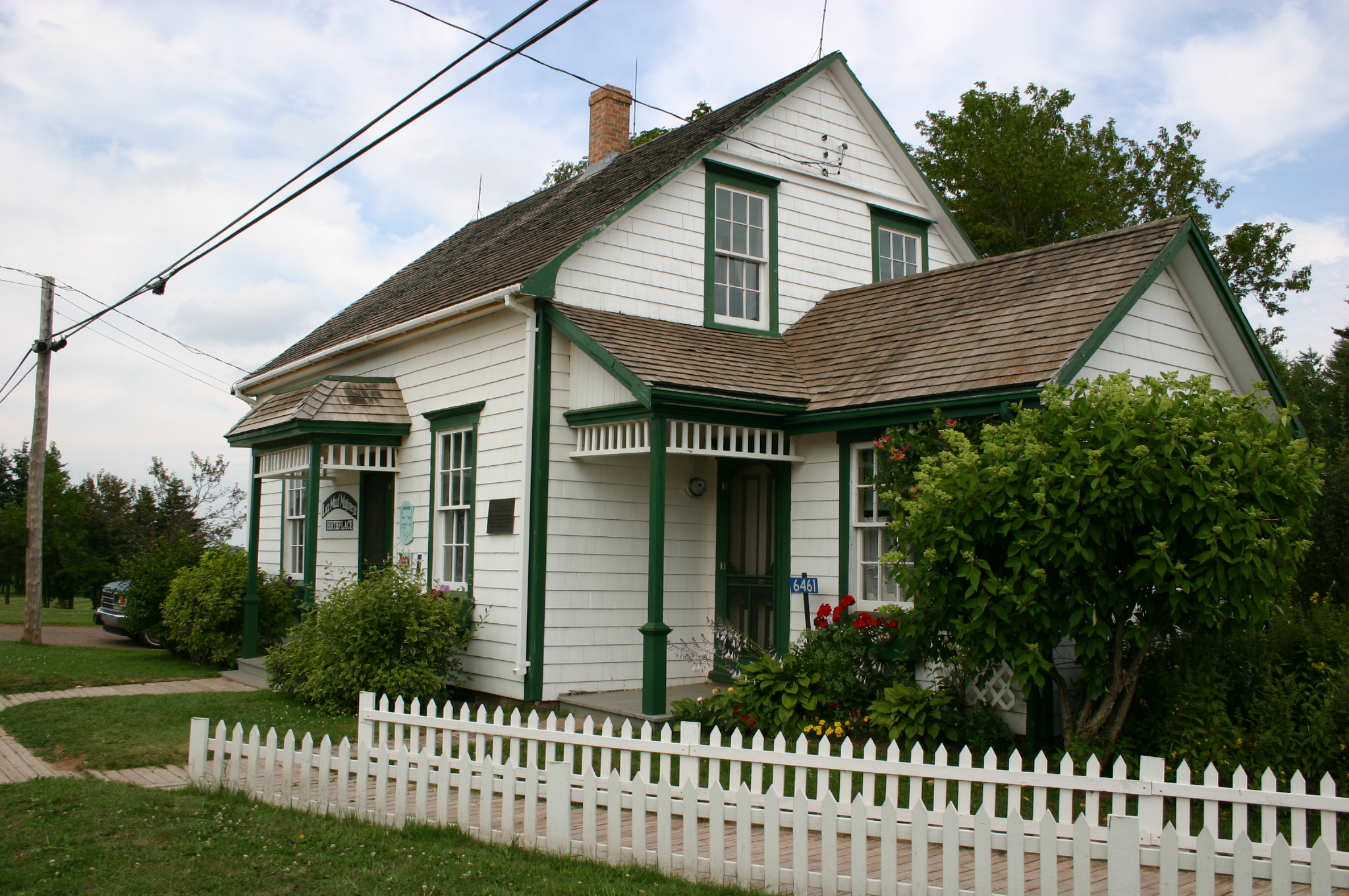 Lucy Maud Montgomery, author of Anne of Green Gables, was born in 1874 in this house on Prince Edward Island.