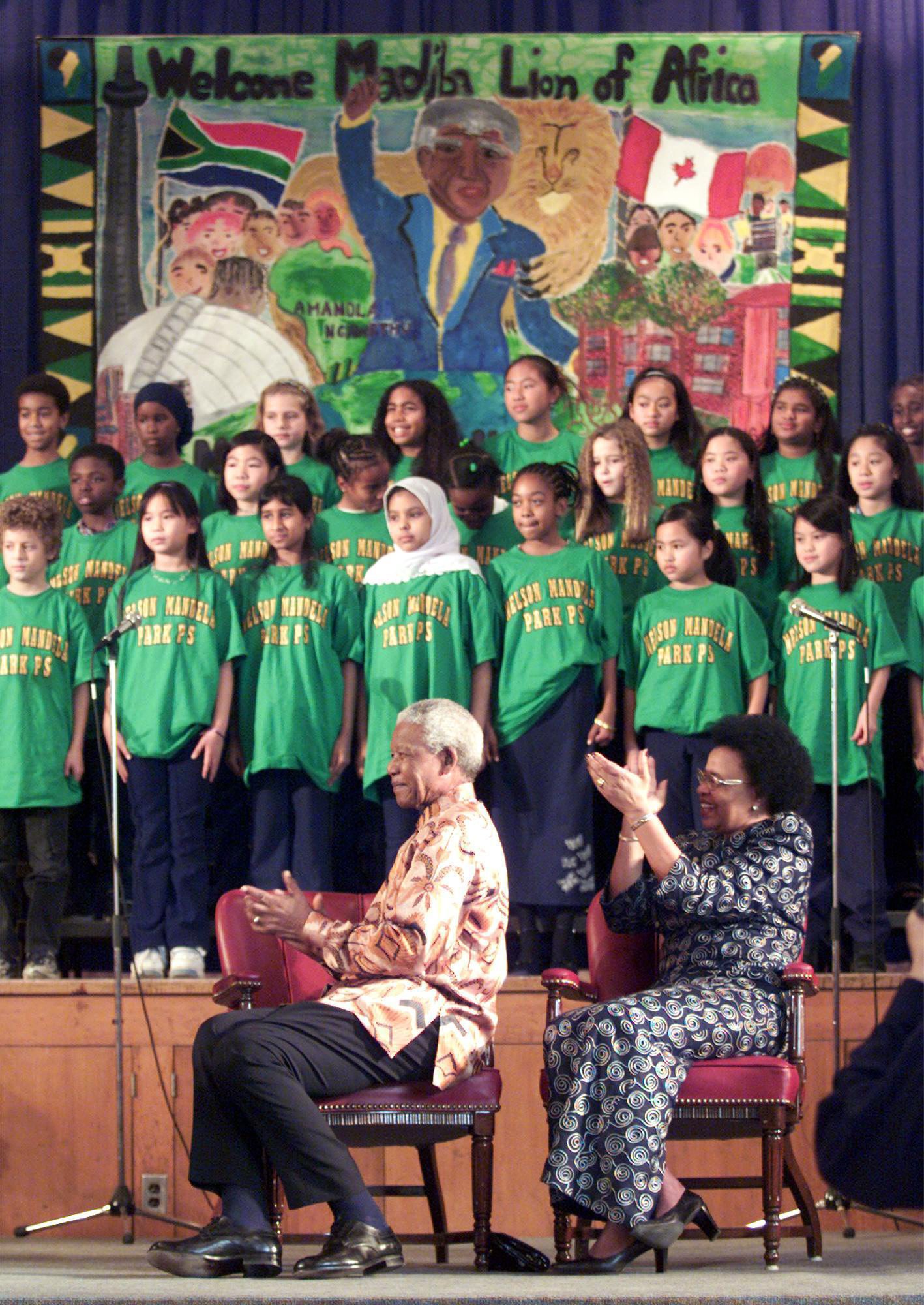 nelson mandela toronto visit